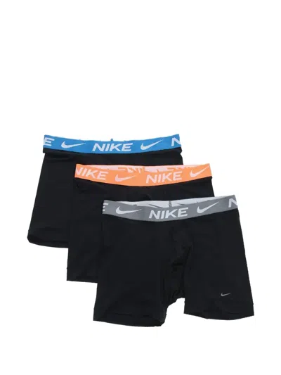 Nike Logo-waistband Boxer Briefs In Black