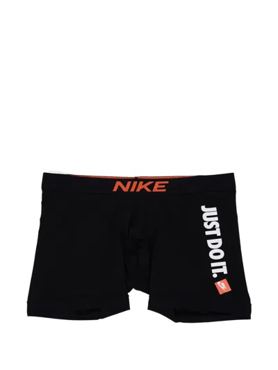 Nike Logo-waistband Boxer Briefs In Black