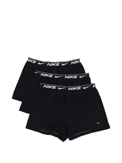 Nike Logo-waistband Boxer Briefs In Black