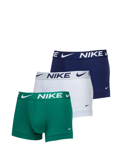 Nike Logo-waistband Trunks (pack Of Three) In Multi