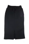 Nike Long Skirt Women Sportswear Tech Skirt Black/black In Black