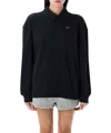 Nike Long Sleeve Polo Shirt In Black