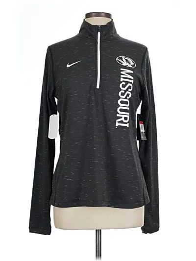 Nike Long Sleeve Polo Shirt In Black