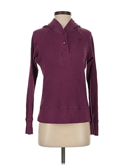 Pre-owned Nike Long Sleeve Polo Shirt In Purple
