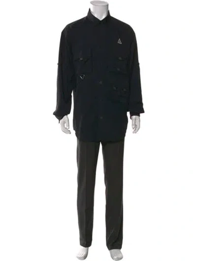 Pre-owned Nike Long Sleeve Shirt In Black