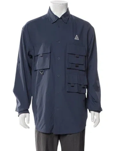 Pre-owned Nike Long Sleeve Shirt W/ Tags In Blue