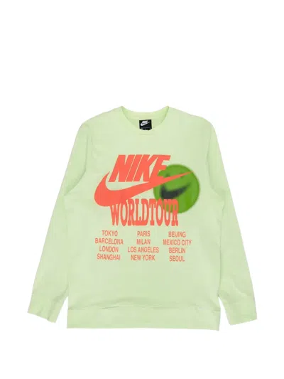 Nike Long-sleeve Sweatshirt In Green