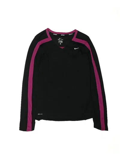 Pre-owned Nike Kids' Long Sleeve T-shirt In Black