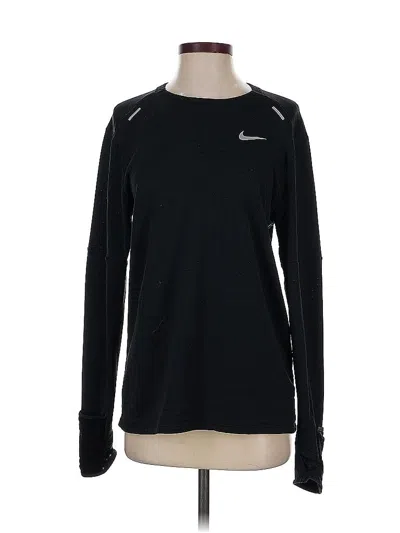 Pre-owned Nike Long Sleeve T-shirt In Black