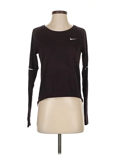 Pre-owned Nike Long Sleeve T-shirt In Black