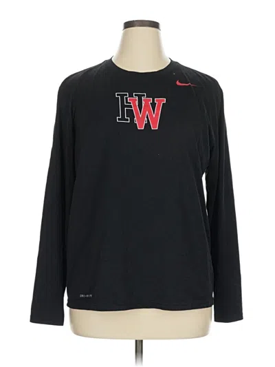 Pre-owned Nike Long Sleeve T-shirt In Black