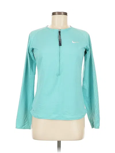 Pre-owned Nike Long Sleeve T-shirt In Blue