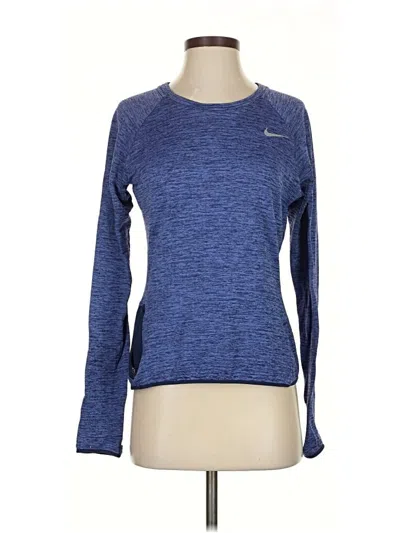 Pre-owned Nike Long Sleeve T-shirt In Blue