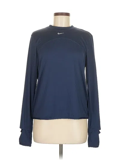 Pre-owned Nike Long Sleeve T-shirt In Blue