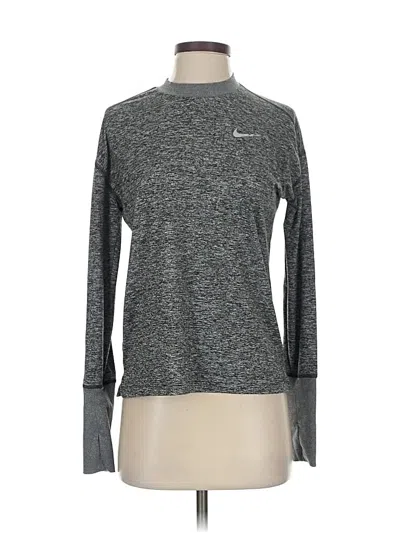 Pre-owned Nike Long Sleeve T-shirt In Gray