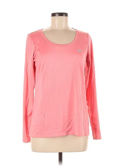 Pre-owned Nike Long Sleeve T-shirt In Pink