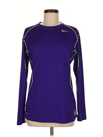 Pre-owned Nike Long Sleeve T-shirt In Purple