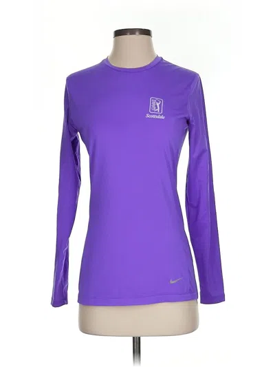 Pre-owned Nike Long Sleeve T-shirt In Purple