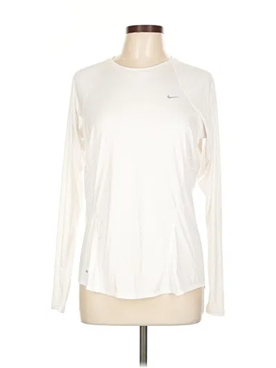 Pre-owned Nike Long Sleeve T-shirt In White