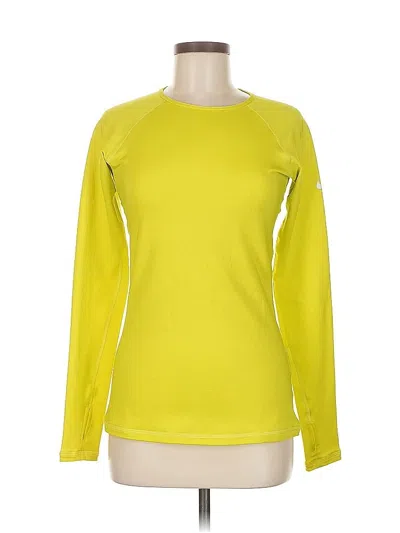 Pre-owned Nike Long Sleeve T-shirt In Yellow
