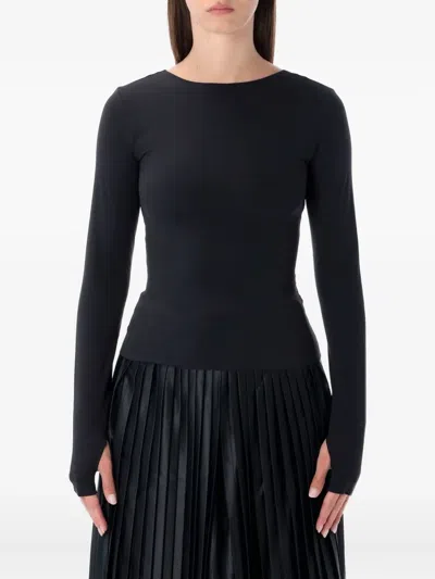 Nike Zenvy Dri-fit Long-sleeve Training Top In Black