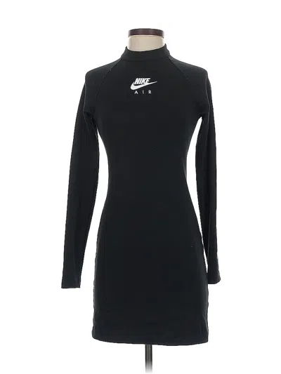 Pre-owned Nike Long Sleeve Top Black Turtleneck Tops