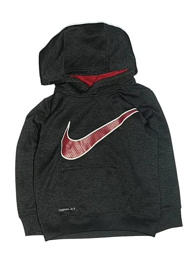 Pre-owned Nike Kids' Long Sleeve Top Gray Tops