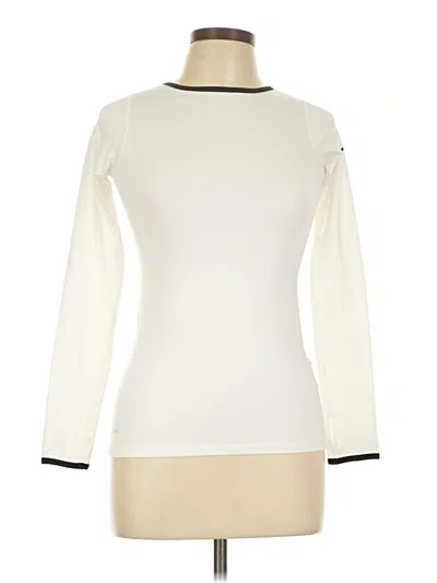 Pre-owned Nike Long Sleeve Top Ivory Turtleneck Tops In White