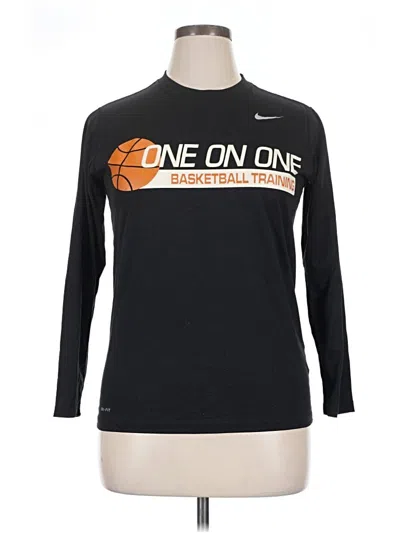 Pre-owned Nike Long Sleeve T-shirt In Black