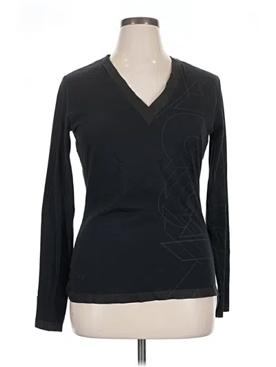 Pre-owned Nike Long Sleeve T-shirt In Black