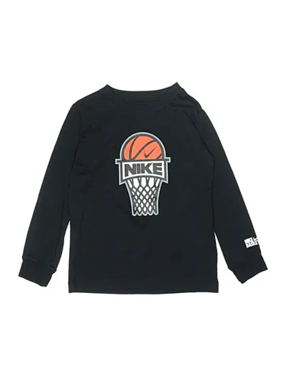 Pre-owned Nike Kids' Long Sleeve T-shirt In Black