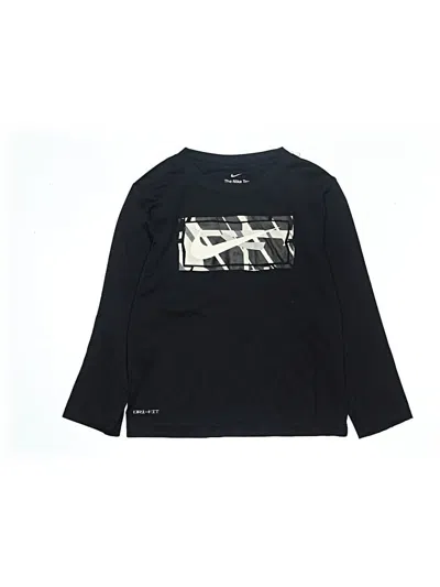 Pre-owned Nike Kids' Long Sleeve T-shirt In Black