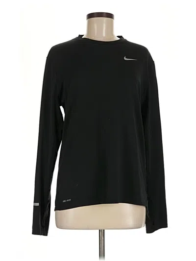 Pre-owned Nike Long Sleeve T-shirt In Black