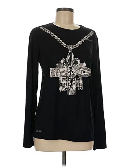 Pre-owned Nike Long Sleeve T-shirt In Black