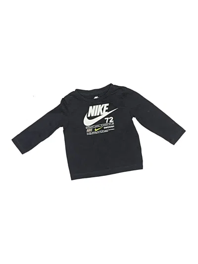 Pre-owned Nike Kids' Long Sleeve T-shirt In Black