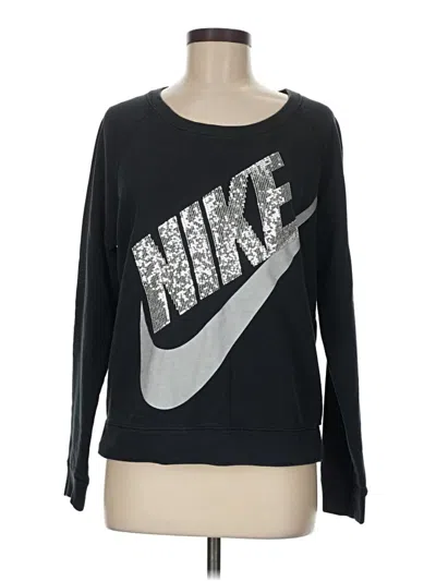 Pre-owned Nike Long Sleeve T-shirt In Black
