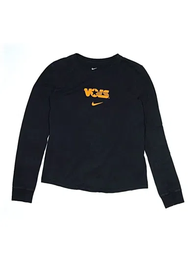 Pre-owned Nike Kids' Long Sleeve T-shirt In Black