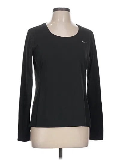 Pre-owned Nike Long Sleeve T-shirt In Black