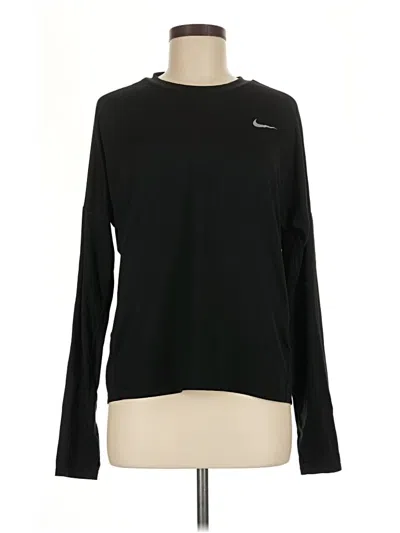 Pre-owned Nike Long Sleeve T-shirt In Black
