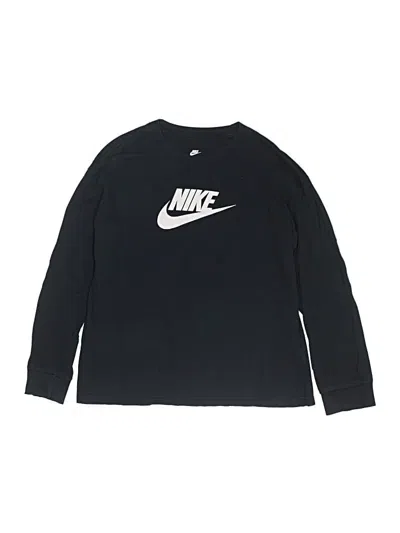 Pre-owned Nike Kids' Long Sleeve T-shirt In Black
