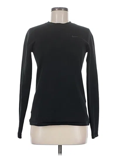 Pre-owned Nike Long Sleeve T-shirt In Black