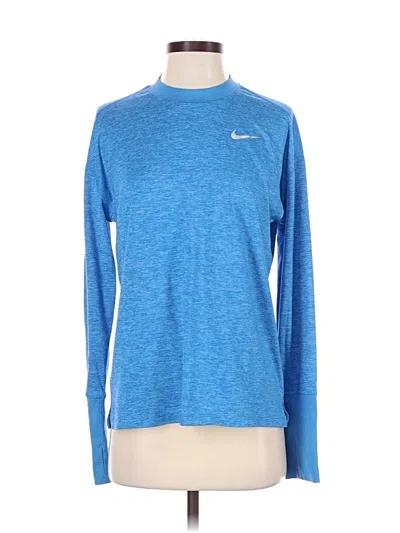 Pre-owned Nike Long Sleeve T-shirt In Blue