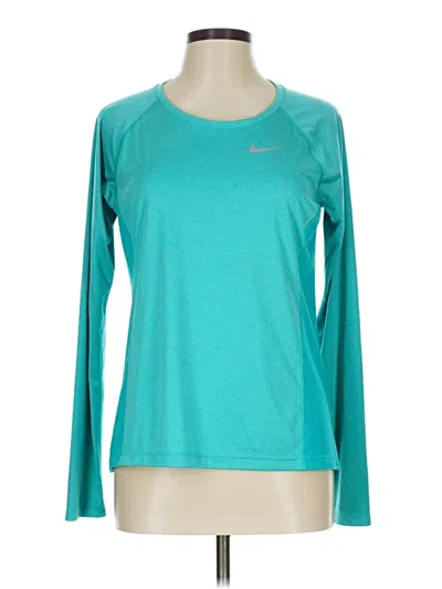Pre-owned Nike Long Sleeve T-shirt In Blue
