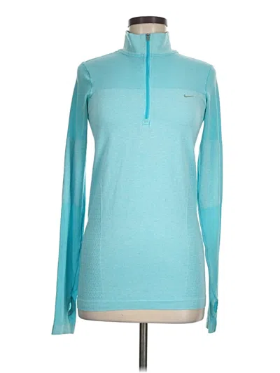 Pre-owned Nike Long Sleeve T-shirt In Blue