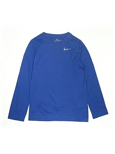 Pre-owned Nike Kids' Long Sleeve T-shirt In Blue