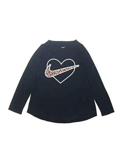Pre-owned Nike Kids' Long Sleeve T-shirt In Blue