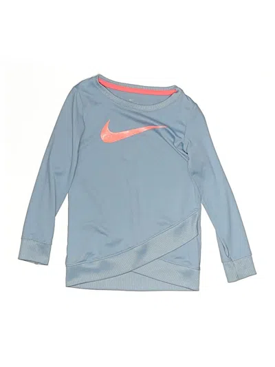 Pre-owned Nike Kids' Long Sleeve T-shirt In Blue