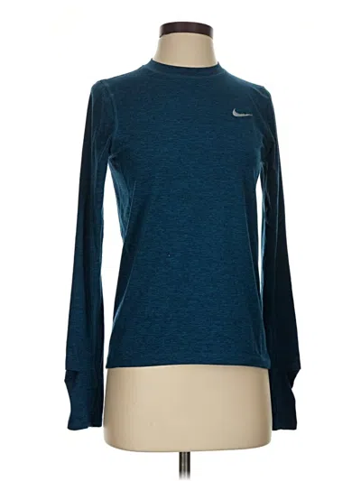 Pre-owned Nike Long Sleeve T-shirt In Blue