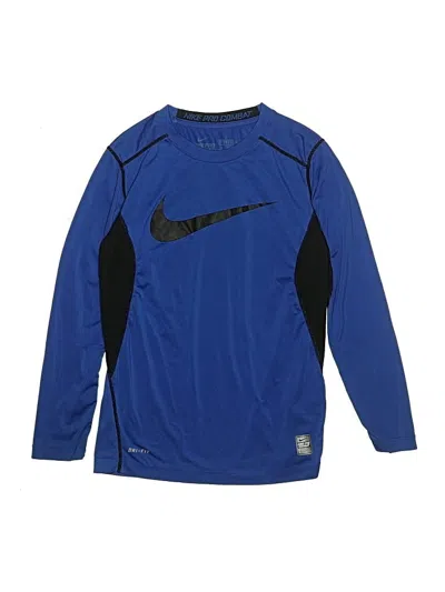 Pre-owned Nike Kids' Long Sleeve T-shirt In Blue