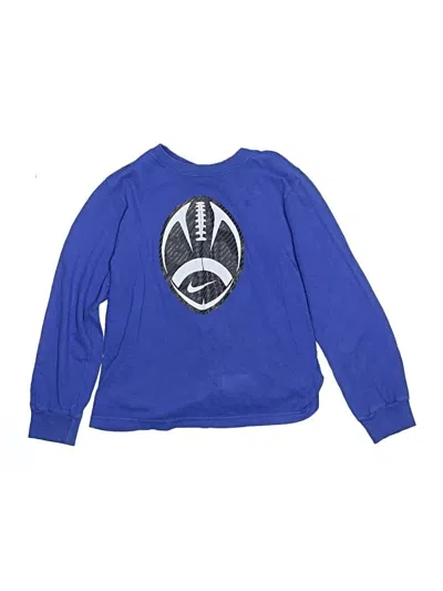 Pre-owned Nike Kids' Long Sleeve T-shirt In Blue